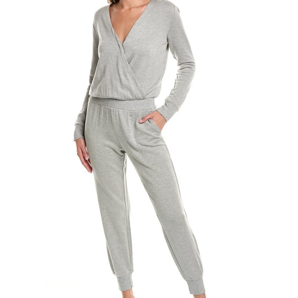 NWT Splendid French Terry Jumpsuit in Grey, XS